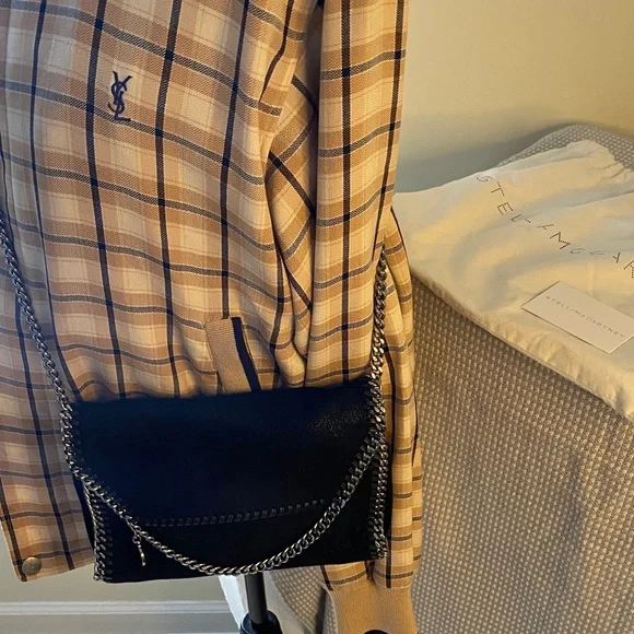 Stella McCartney Mini Falabella Black Crossbody Bag - Picture 10 of 14